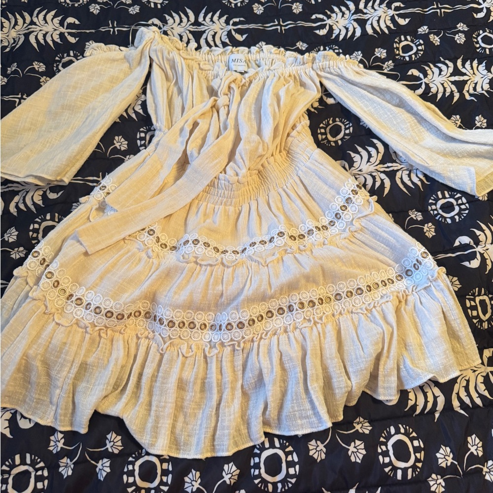 MISA Los Angeles Linen Dress